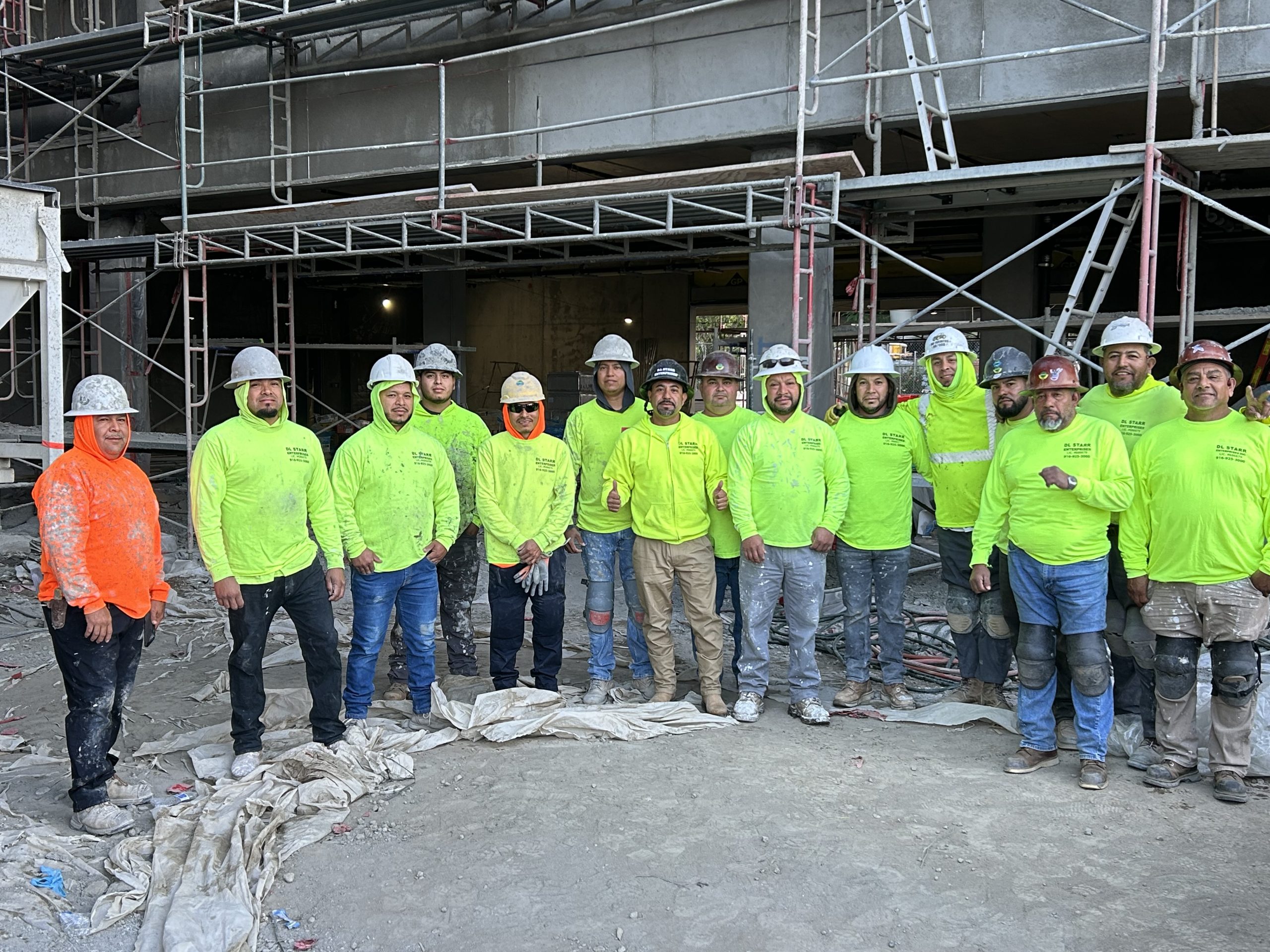 DL Starr Crew on Site